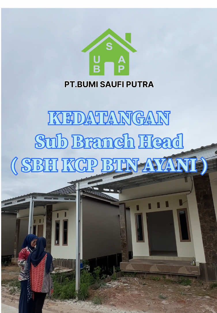 Terimakasih kunjungan nya Ibu @Pujiayuwijayanti #rumahidaman #rumahsubsidi #rumahbanjarmasin 