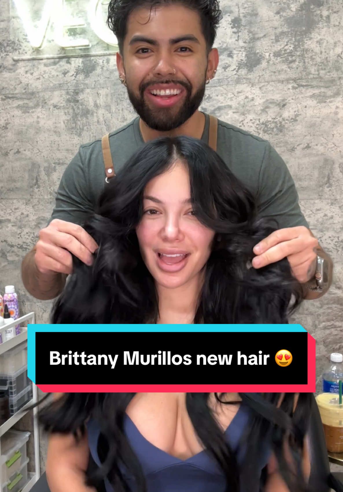 Brittany Murillo’s NEW HAIR 😍🔥 @Onlybrittany  We did a hybrid extension install with micro wefts 24” 200g & 22” ktips 50g to detail the look 😍 . #hairtransformation #hairextensions #ktipextensions #weftextensions 