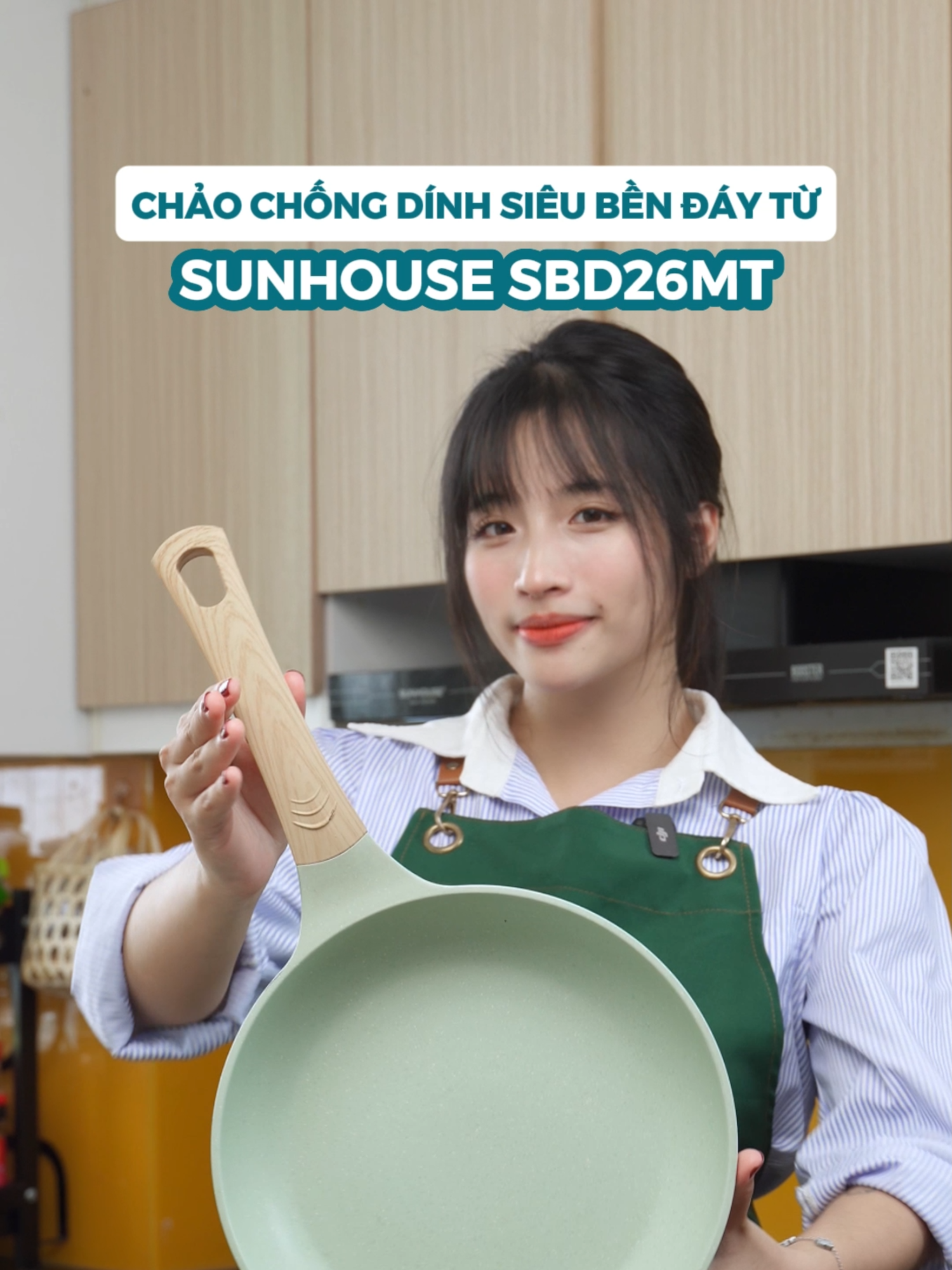 Chảo siêu bền đáy từ Sunhouse SBD26MT #sunhouse #homelivingtiktok #chaochongdinhceramic #antoan #SBD26MT #beptu