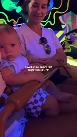 guys he was so cute he held my moms hand the entire time 🥹💛✨ #babydisney #baby #disneylandcalifornia #disneyland #disneyparks 