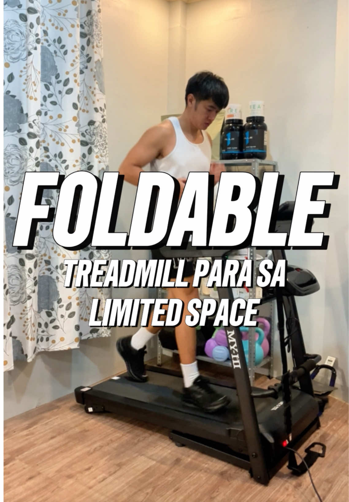 Treadmill na may massager at pwede pa ma incline #treadmill #foldabletreadmill #inclinetreadmill #cardioworkout #homeworkout 
