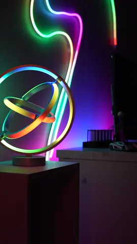 My room went from 0 ➝ 100 real quick 🚀 #neonlight #gamingdesksetup #lightsetup #deskaesthetic #rgbvibes #leprolights #lepro #ailighting #TB1 #deskgoals #cool #lamp #decorroom #accessories 