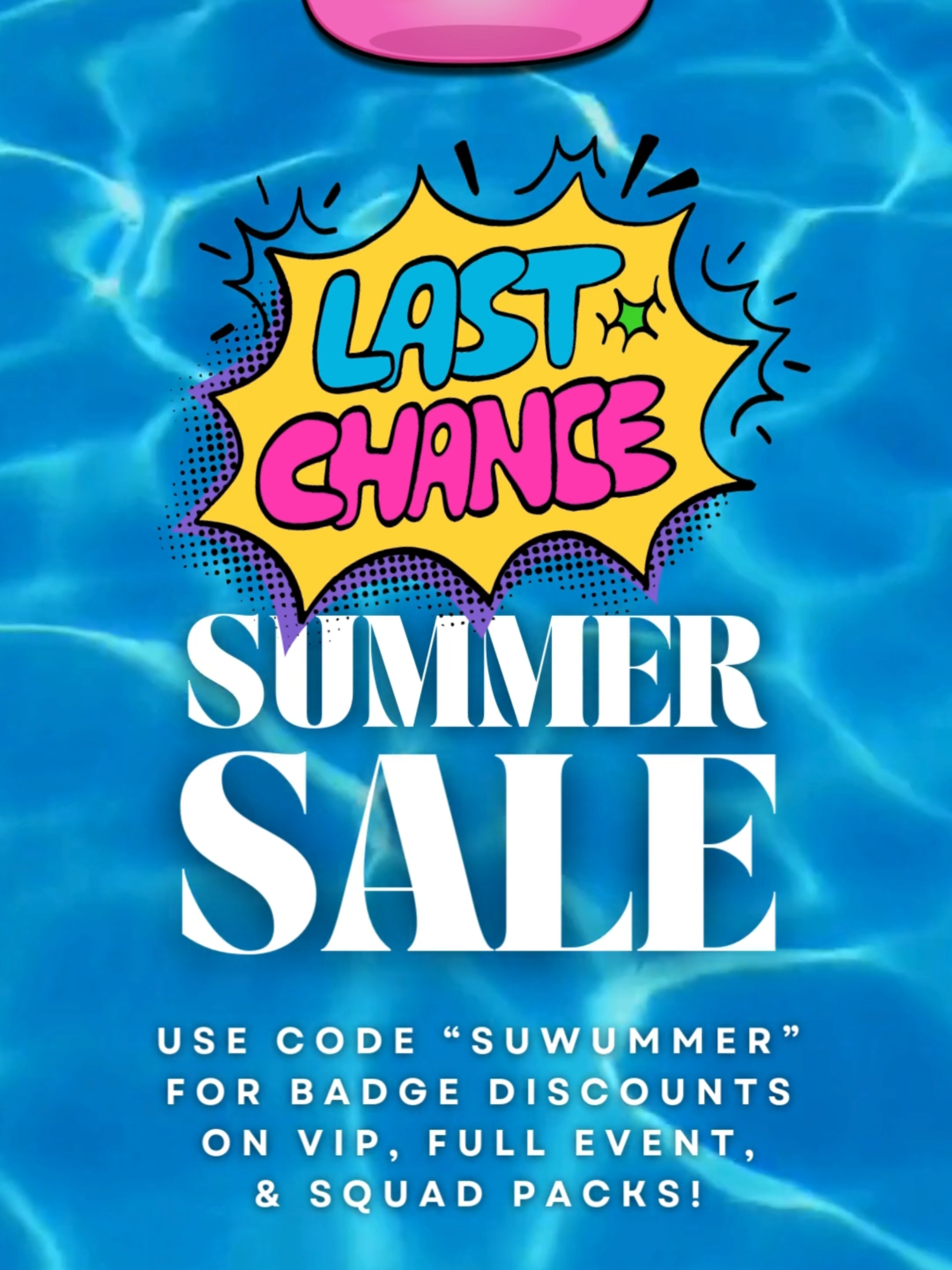 🚨 LAST CHANCE! 🚨 Our summer sale ends TOMORROW, Friday, Sept. 5! Use code 