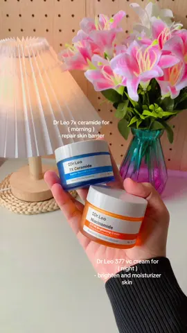 Lurveee with perfect combo from @Dr.Leo Skincare Malaysia  #drleo #7xceramide #377vcdrleo #brighteningskin #repairskinbarrier 