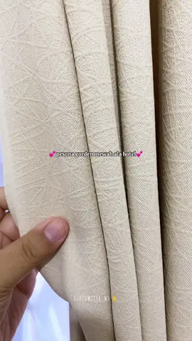 Gorden mewah , bhn blackout tebal sudah d steam uap