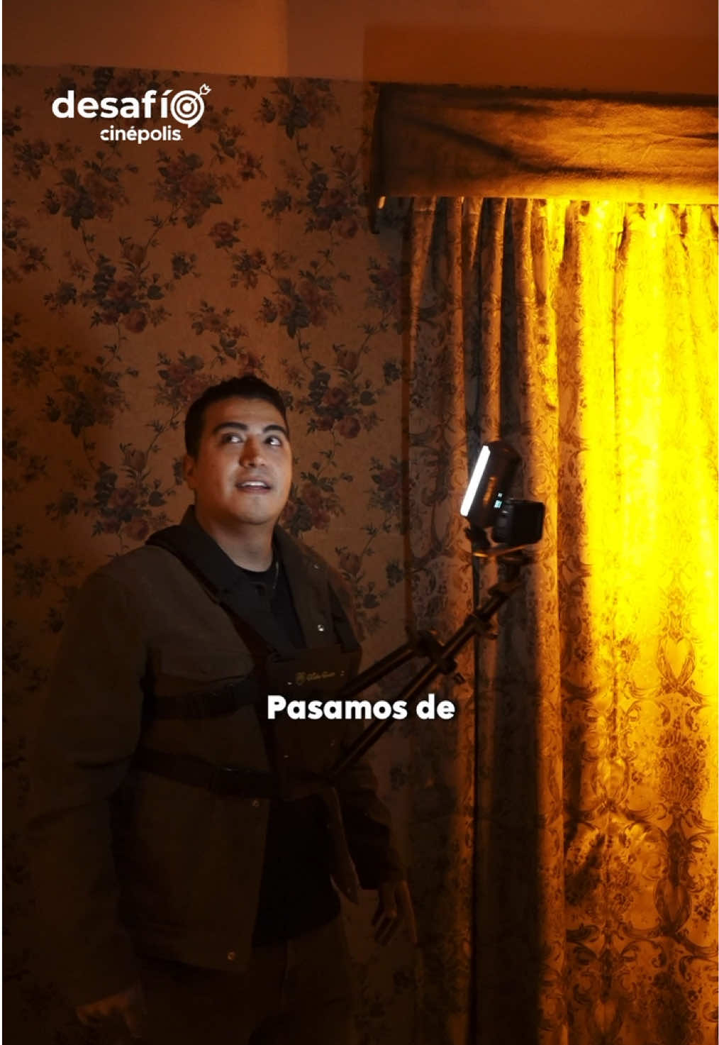 Javi, quería sustos, ¡y eso fue lo que le dimos! Sí tú quieres vivir la experiencia y eres de CDMX, comenta sobre este tiktok: #DesafíoCinépolis y estaré seleccionando a personas valientes para que vengan este viernes y sábado a vivir la Experiencia #ElConjuro4. 