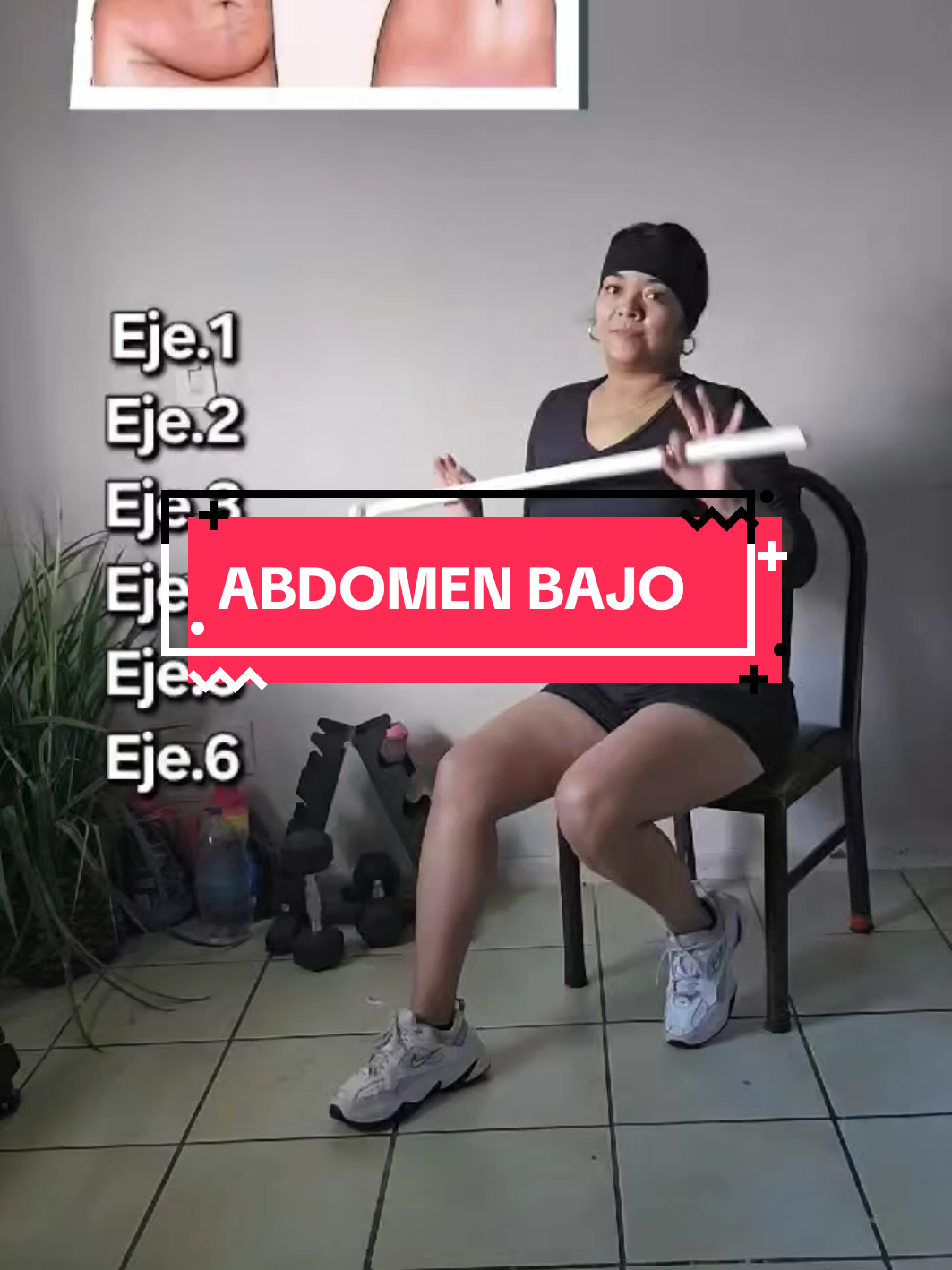 ABDOMEN ABULTADO 🚫 1 min cada ejercicio x 3 series✅️✨️🔥🔥🔥🔥#parati #bajadepeso #cbyzca #abdomenabultado 