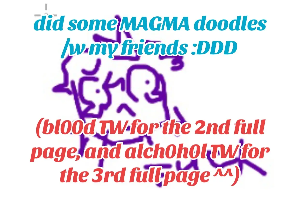 1st & 2nd full slide courtesy of @Bingz Borzona AND @Kana Draws, the rest of the slides are just me and Kana ;] featuring many MANY au and oc doodles lmao,,, including: Domino (me), Shelter (me), Seivert (me), Geiger (me), Milo (me), Mitch (me), Tim (me), Wick (me AND Kana) Goliath (Kana), Fuzzball (Kana), Twister (Kana), Mauve (Kana), Co-Op (Kana), Gorgon (Kana), M’Koa (Bingz), and Twila (Bingz)!! plus a bunch of other canon / fanon characters whom I’m not gonna list here lmaooo <////3 but yeah!!! ENJOYYYYYY teehee :D #art #oc #undertale #utmv #magma 