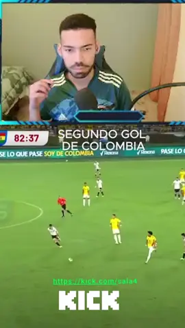 Segundo gol de Colombia  Kick: Sala4 #eliminatorias #seleccioncolombia #bogota🇨🇴 #stremer 