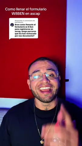 Respuesta a @menabeats_  📄🔥 ¿Vas a registrar tu música en ASCAP y no sabes cómo llenar el formulario W8-BEN? 👀 En este tutorial te muestro el paso a paso para que no te lo devuelvan ❌. 👉 Clave: imprime el documento, fírmalo ✍️, escanéalo y asegúrate que la fecha de subida coincida con la fecha de impresión 📅 #artistaindependiente #industriamusical #ascap #royalties #tipsmusicales 