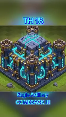 real TH18??🗿🗿🗿 . . #th18#eagleartillery#clashofclans#2025#salomonclaser 