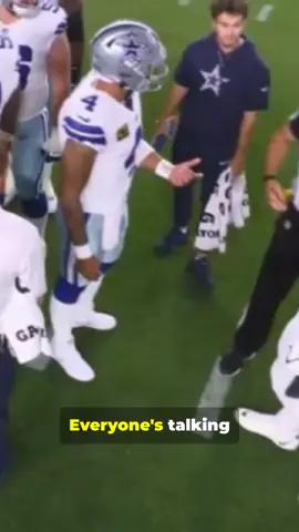 What really happened on the field? According to two people with knowledge, Dak Prescott spat on the ground near the Eagles defensive huddle — Carter saw it as hostile and spat back after Prescott insisted it wasn’t meant that way. #DakPrescott #Eagles #NFLDrama #SportsControversy #WhatReallyHappened