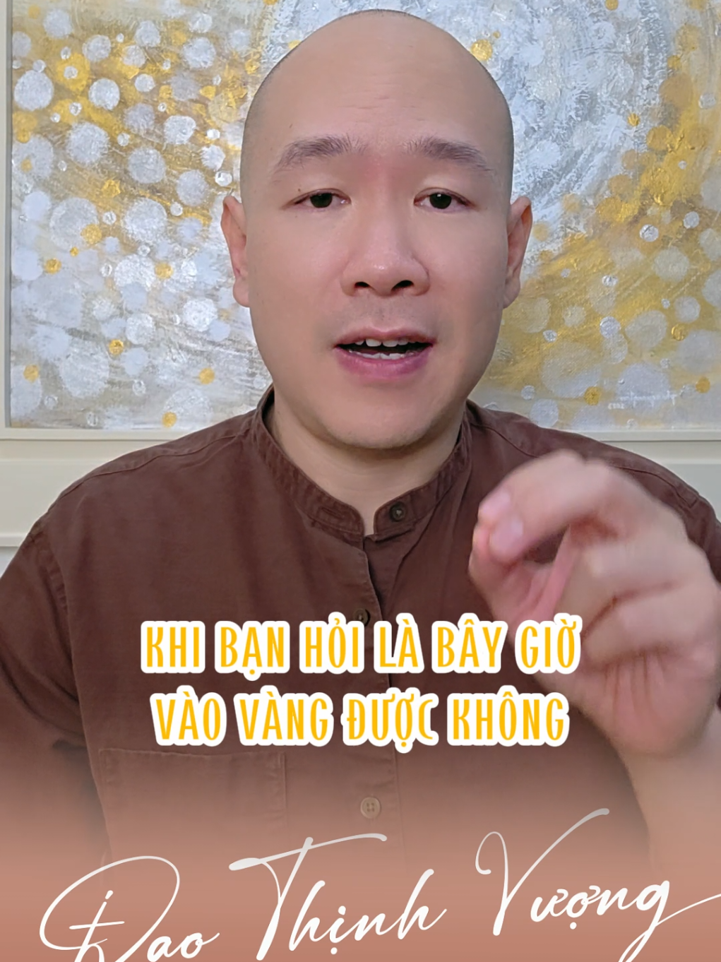 Bây giờ vào vàng được không? em khô má.u được không? Sớm muộn bạn cũng ra đê nên đừng hỏi câu hỏi đấy nữa #dau #master #taichinh #thinhvuong #daothinhvuong 