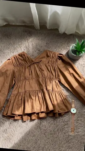 Mybamus Liora Rubber Blouse Atasan #modalkontendoang #fyp #blouse #ootdfashion #bajuwanita 