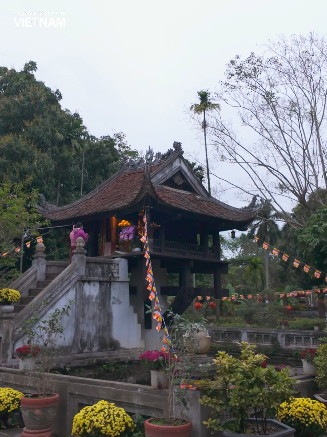 Chùa Một Cột: Ngôi chùa có kiến trúc độc đáo nhất tại Châu Á 🙏🙏🙏 #chuamotcot #hanoi #amazingvietnam #tiktotk