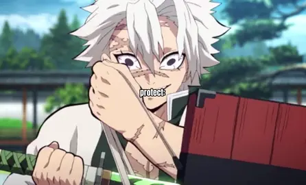 Tanjiro protects his sister from the hashira #demonslayer #anime #tanjiro #giangbe99_lte #fyp 