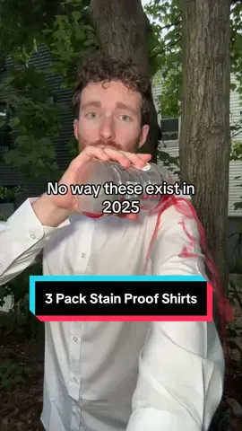I can’t believe how good these stain proof shirts are! #dressshirt #mensdressshirt #mensfashion #menswear #tiktokmademebuyit 