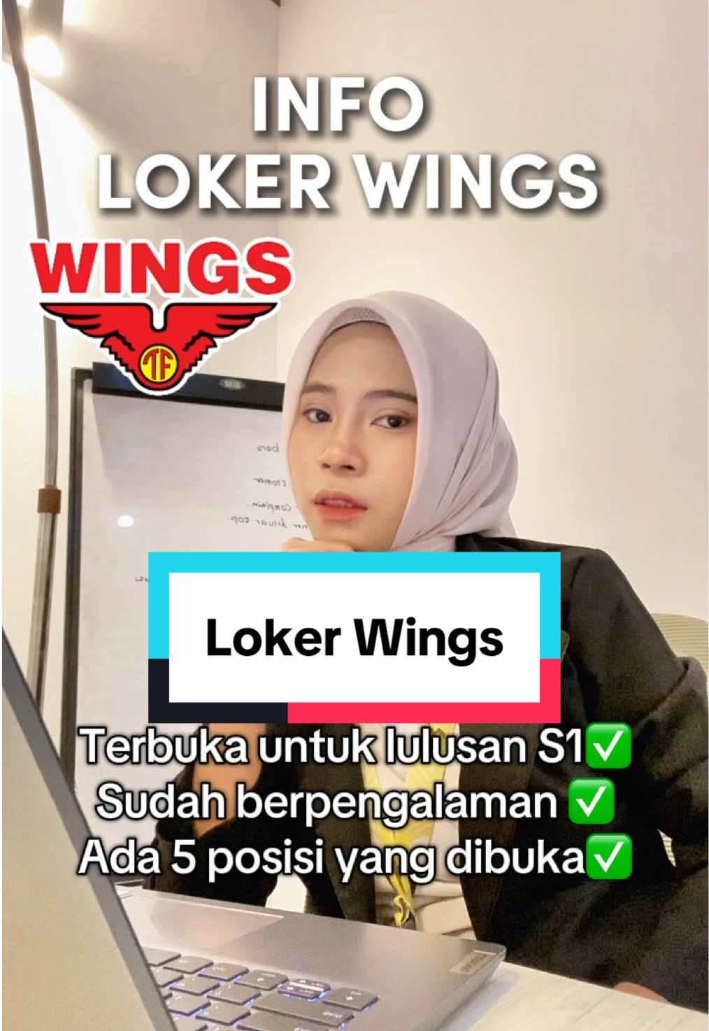 1 hari 1 update info loker🫶🏻 Kali ini aku ada updatean loker dari Wings guys! Buka untuk head administrasi, HR GA sampe ada Account executive. Terbuka untuk lulusan S1 dan sudah berpengalaman.  Untuk apply wings bisa dibuatin khusus ke 1 bidang atau 1 loker bisa klik link di bio aku nomor 1 #ownerwova #jasacv #jasacvmurah #jasacvcepat #loker #lowongankerja #wings #wingsgroup #lokers1 #jobseeker #jobhunt #administracion #accountexecutive 