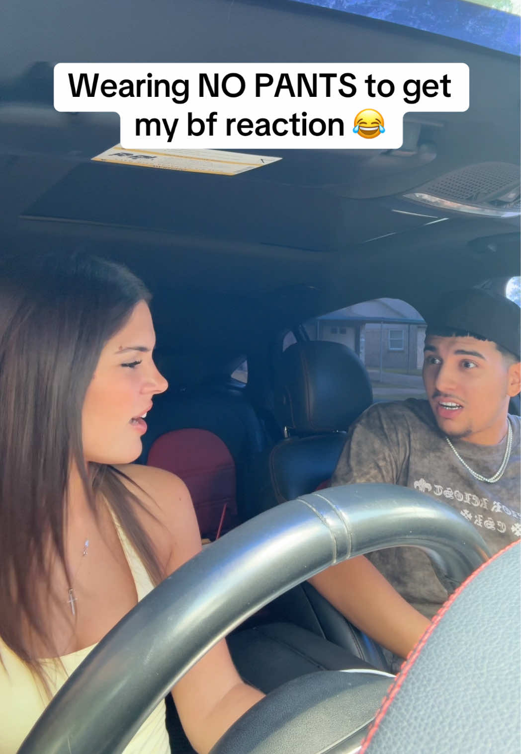 He was freaking out 😭 #fyp #foryou #couple 