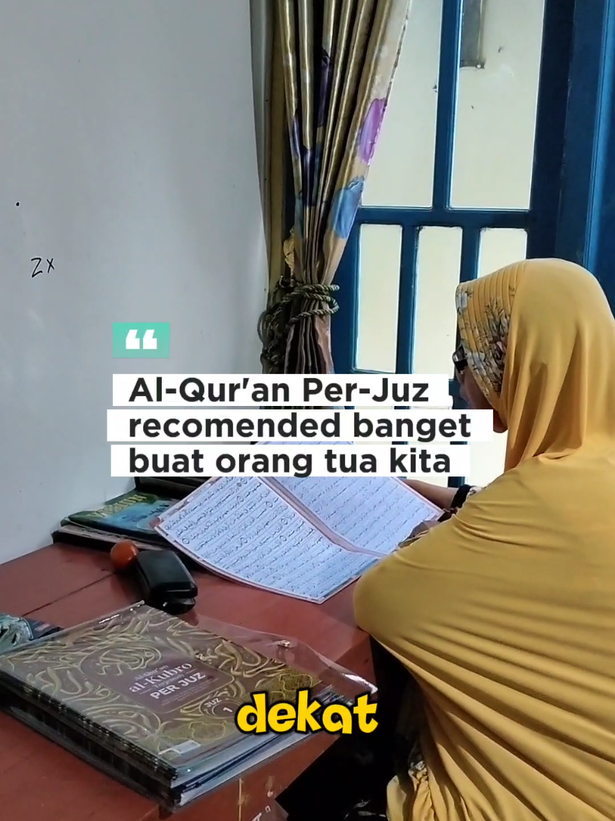 Al-Qur'an kaya gini yang di cari orang tua kita, tulisannya tebal dan mudah di baca. 