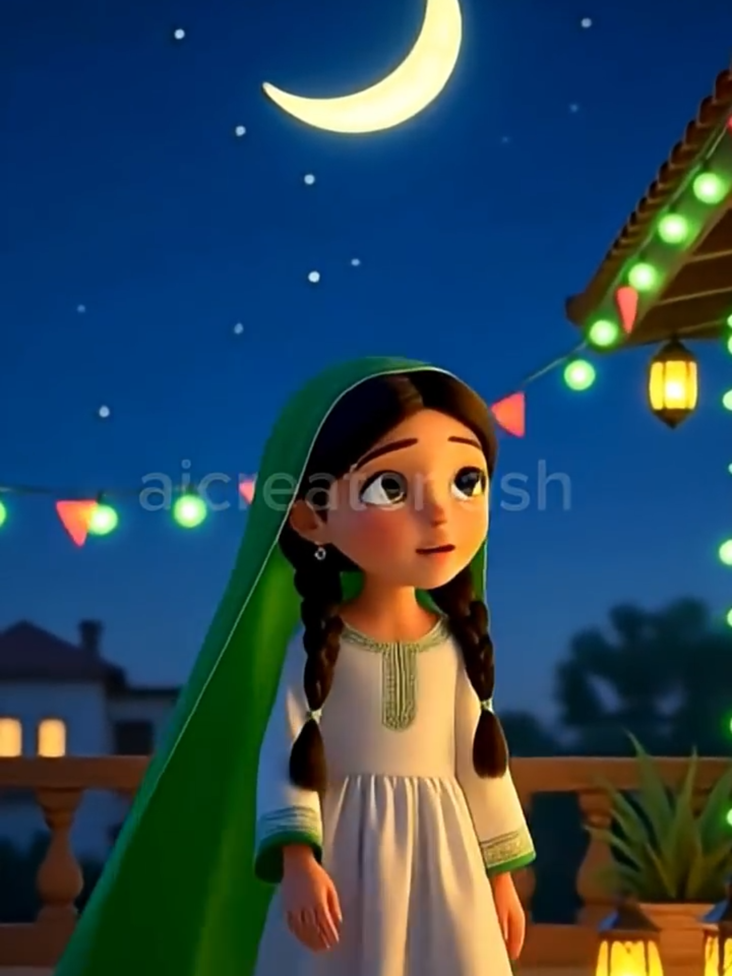 Eid Milad-un-Nabi ﷺ Mubarak 💚 _ Status Video 2025#ytshorts #aicreaterash #islamicshorts