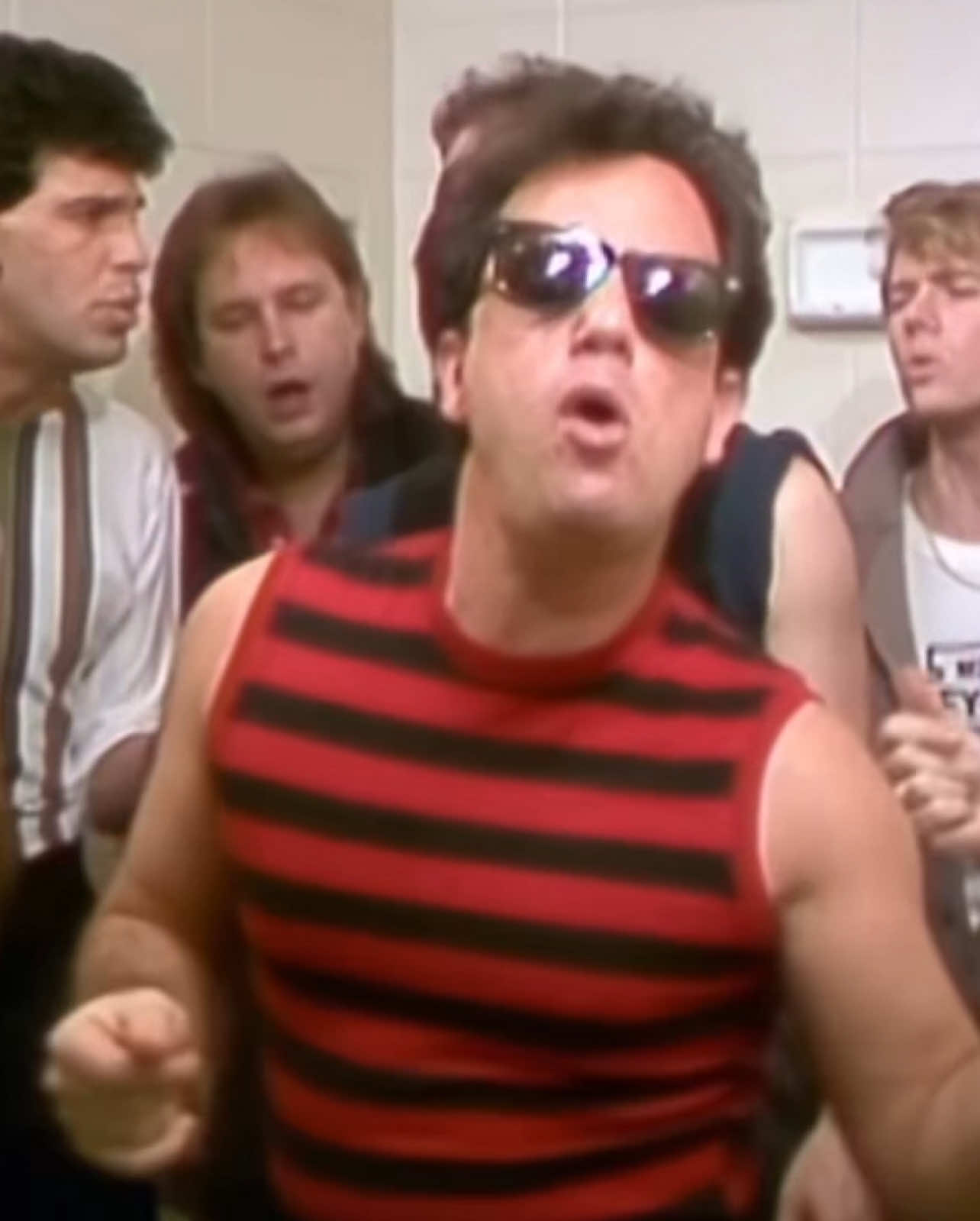 billy joel singing the longest time - capital centre locker room performance - 1/28/84 - #billyjoel #music #rock #acapella #80s 