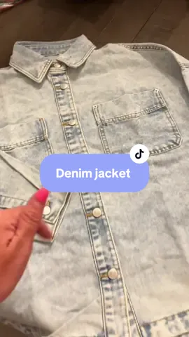 Hands down this denim jacket is top 3 purchases from TikTok shop #denimjacket #jeanjacket #fallfashion #falloutfits #momoutfit 