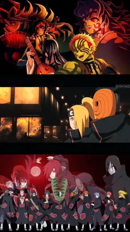 AKATSUKI VS DEMON SLAYER PART 1‼️#akatsuki #akaza #demonslayer #kimetsunoyaiba #naruto 