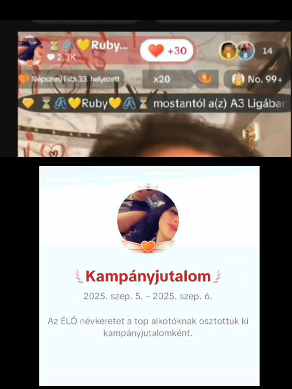 A 3Liga 👏🏻👌🏻💛@⏳🖇️💛Ruby💛🖇️⏳ @💸Jani 💸💛🖇️⏳🐰🦖🍿@⏳💛🖇️Zsanett🖇️💛⏳  @💛👌🫧Dorina💛👌🫧 @Zsuzsa🚔💛🖇️⏳ @Orsi💛🖇️⏳🌼 @🖇⏳️💛Nazli💛🖇⏳️💛 @⏳🖇️💛Nikolett Szegedi💛⏳🖇️ @🍀✌️🏳️‍🌈Lucky Baby🏳️‍🌈✌️🍀 #foryou #fyp #Ruby💛 #gratulalok #livemomments 