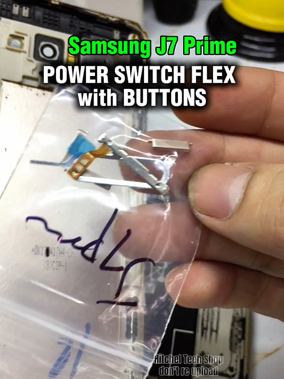 Power switch flex with complete buttons  ,power and volume up & down Samsung Galaxy J7 Prime  #switchflex #samsungj7primepowerswitch #cellphoneparts #samsungparts #samsungswitch 