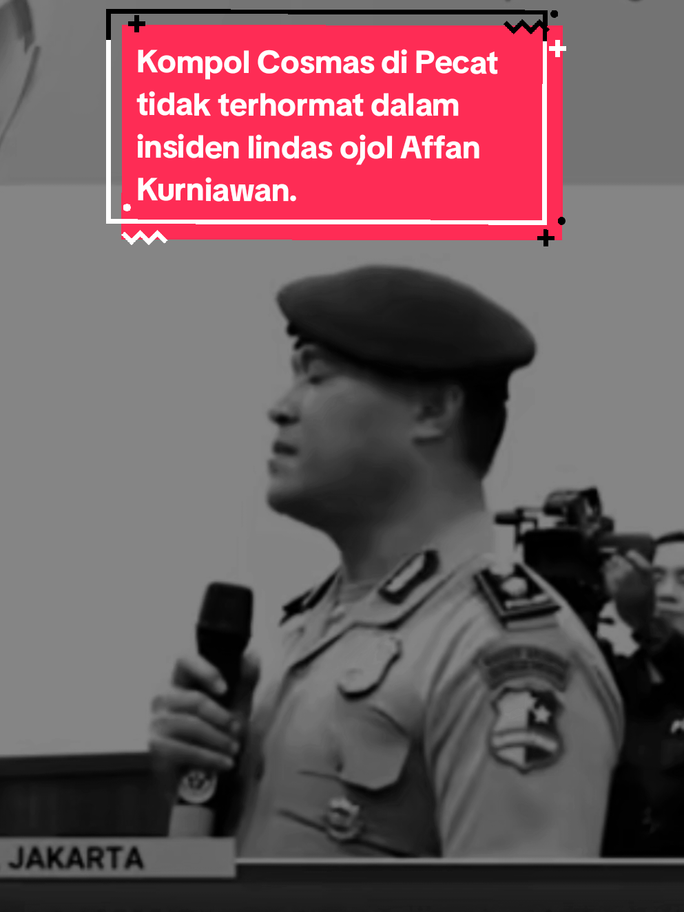 Kompol Cosmas di berhentikan tidak terhormat dalam kasus Brimob lindas ojol. . . . #fyp #beritahari #politikhariini #fyp 