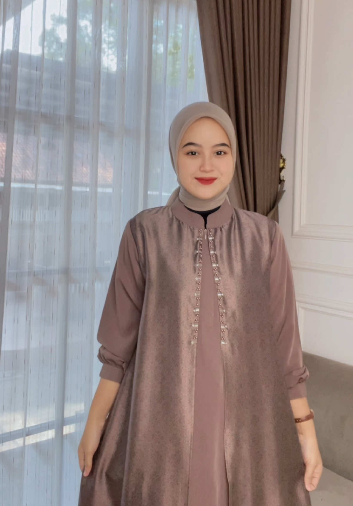 Baru nihh gercep yaa, sebelum kehabisan🔥 #dressmotif #ootdhijab #fyppppppppppppppppppppppp 