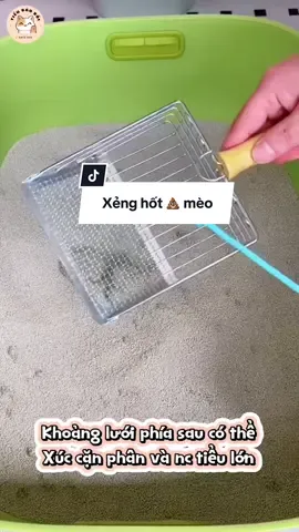 Xẻng hốt phân mèo 2 ngăn siêu tiện nè 🎉🎉 #xenghotphanmeo  #petfunny #phukienchomeo #pet #tieubaoboi 