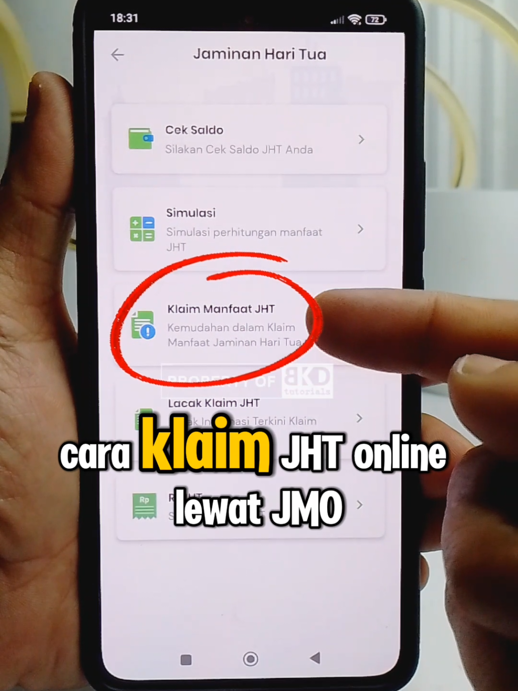 Klaim BPJS Ketenagakerjaan / JHT Online via Aplikasi JMO pastikan saldo maksimal 10jt dan status keanggotaan sudah nonaktif.  #klaimjht #bpjsketenagakerjaan #jmo 