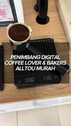 Bakers pun wajib ada… resepi jadi lebih precise, tak main agak2 ☺️🤎✨🍩 #penimbangdigital #penimbang #coffeescale #weightscale #resepisimple 