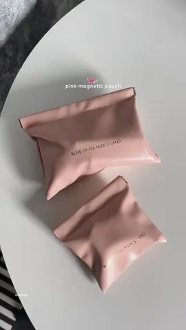 my pink make up pouch 💞  #makeuppouch #magneticpouch #fyp #foryou