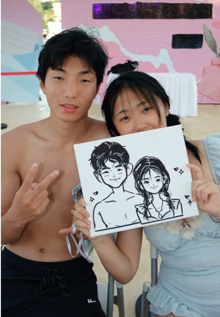 Họ thật đẹp đôi! #art #painting #drawings #streetpainting 