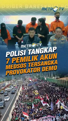 Direktorat Tindak Pidana Siber Bareskrim Polri menangkap 7 tersangka pemilik akun media sosial yang menyebarkan konten provokatif saat kerusuhan beberapa waktu lalu. Salah satunya, Laras Faizati, yang diduga menghasut massa untuk membakar Gedung Mabes Polri melalui akun Instagram miliknya. Laras ditangkap pada 1 September 2025 dan langsung ditahan. Penyidik menyita sejumlah barang bukti termasuk akun media sosialnya. Ia dijerat beberapa pasal dalam Undang-Undang Informasi dan Transaksi Elektronik (ITE). #MetroTV #tiktokmetrotv #berita #viral #fyp #ITE #polri #demo #Mabespolri #medsos