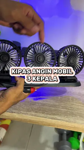 Kipas angin mobil 3 kepala #kipasanginmobil 