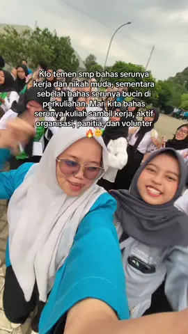 Kita buat masa muda ini penuh cerita🌸 Next ikut lomba kali yaa #mahasiswaaktif #mahasiswa #kuliahsambilkerja #masamudapenuhcerita 