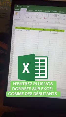 Commente « Excel » pour avoir un ebook sur Excel. Voici un tuto, astuce très simple pour rentrer vos données dans vos tableaux comme des professionnels. Terminé les pertes de temps sur Excel, votre patron pourra vous donner une augmentation après ça. Allez tchaooooo #excel #exceltips #foryou #apprendresurtiktok #astuces 