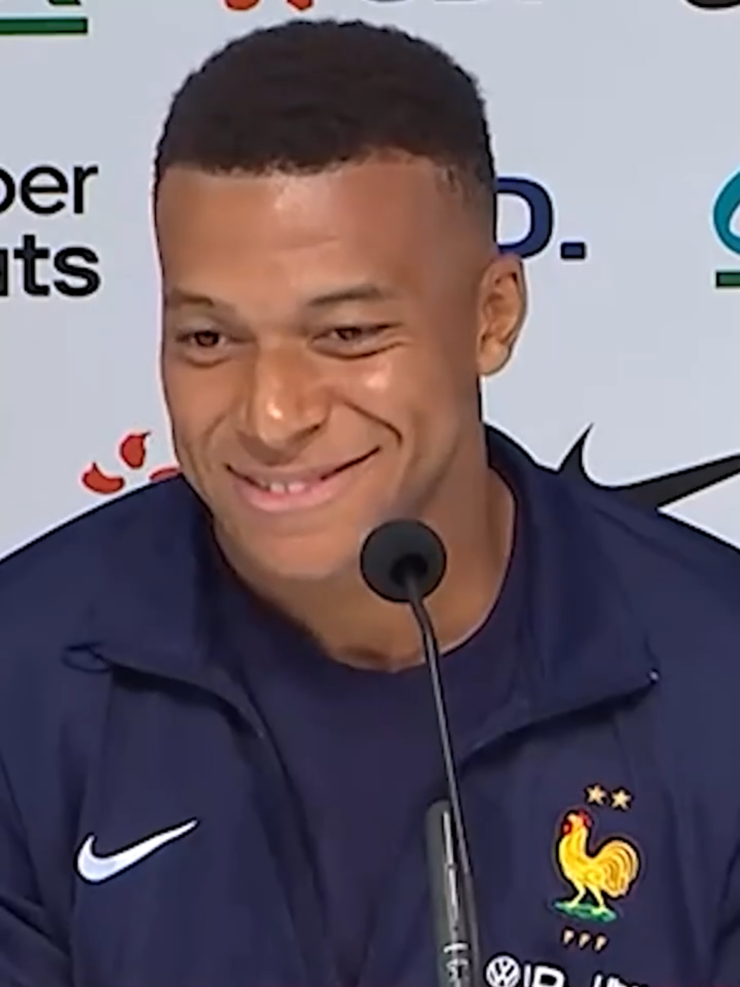 🎙️ Mbappé : “Mon joueur préféré en Ukraine ? Andriy Lunin, mais il n’est pas là !” 🇺🇦 #interview #mbappé #lunin #france #football