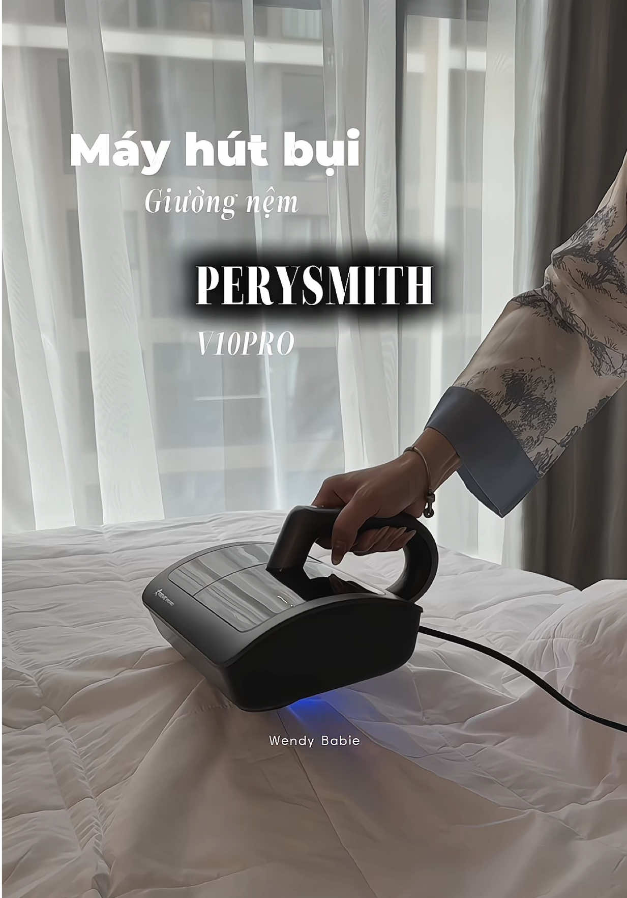 Giường nệm sạch sẽ mới thoải mái được 😽✨🫶 #wendyphungtien #wendybabie #perysmith #mayhutbui #mayhutbuigiuongnemv10pro 