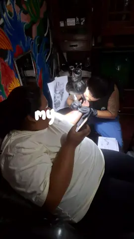 yang penting buk bos seneng #tatto #cewekbertattoo #pisces♓️ @Gek Ade 
