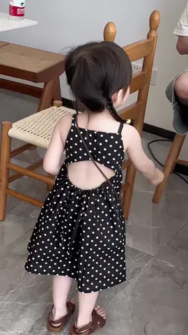 Polka dot na damit ng mga bata#babyootd #girlsclothes #OOTD 