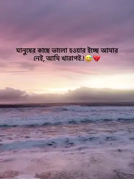 - মানুষের কাছে ভালো হওয়ার ইচ্ছে আমার নেই, আমি খারাপই.!😅💔#_humaira_567 #foryou #foryoupage #foryoupage 