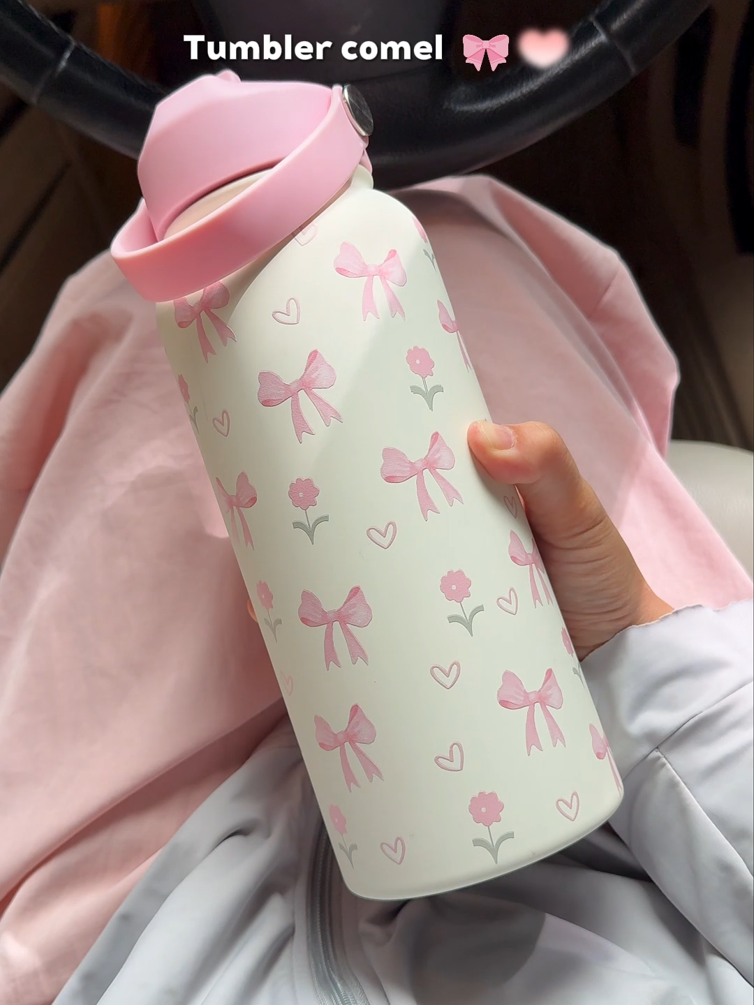 1000ml Tumbler 💕🎀#modofotumbler #MODOFO #MODOFOthermoscup #thermoscup #thermosbottle #RosetteTumbler #modofo #tumbler #hashtag #asmrvideo