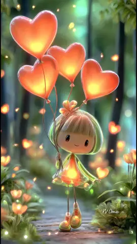 Globos de luz y corazón #dormirzen #relax  #magiclight  #globos  #sleep 