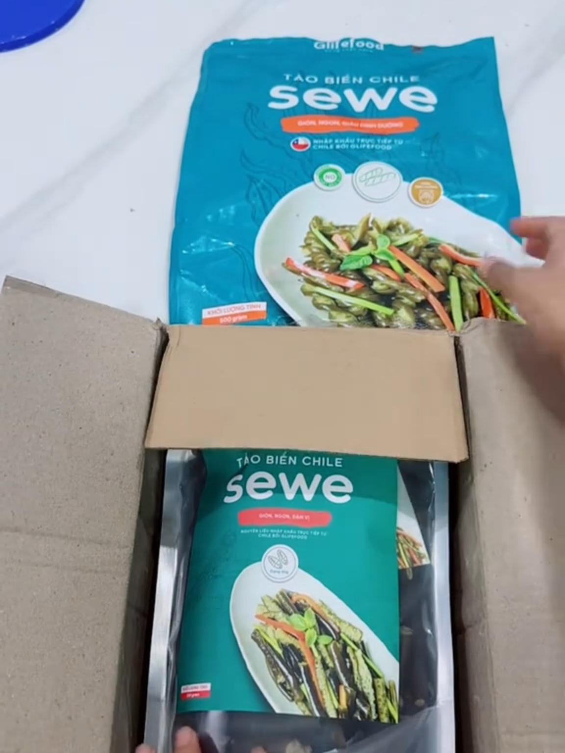 Tảo ống Chile non, giòn hơn tảo sợi #LearnOnTikTok #glifefood #taobienchile #taoxoanchile #xuhuong