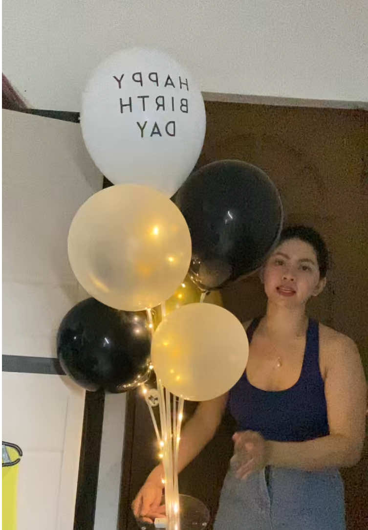 surprise your love ones with your simple effort. #balloondecor #birthdaydecor #birthdayballoons #supriseballoon #balloonwithlights 